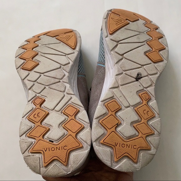 Vionic Ema Suede & Mesh Adjustable Sneakers 8 - Picture 10 of 11